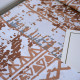 Постельное белье ранфорс Altinbasak Ruby Cinnamon евро 200x220