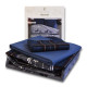 Постельное белье фланель First Choice Happiness Navy Blue семейный