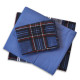 Постельное белье фланель First Choice Happiness Navy Blue семейный
