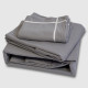 Постельное белье фланель First Choice Soprano Grey семейный