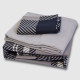 Постельное белье фланель First Choice Vldor Navy Blue семейный