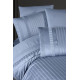 Комплект постельного белья First Choice New Trend Dusty Blue Евро