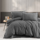 Постельное белье фланель First Choice Soprano Anthracite семейный