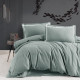 Постельное белье фланель First Choice Soprano Green евро 