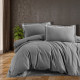 Постельное белье фланель First Choice Soprano Grey семейный