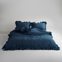 Комплект постельного белья Limasso Stonwashed Dressblue полуторный