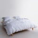 Комплект постельного белья Limasso Stonwashed евро Dressblue 