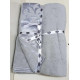 Махрове простирадло бавовна 200x220 Zeron SARMASIK DESEN CRI