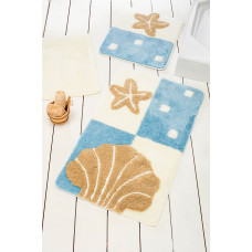 Килимок для ванної Chilai Home Deniz Yildizi Blue 60х100 см