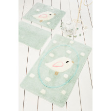 Килимок для ванної Chilai Home Birdie Mint 60х100 см
