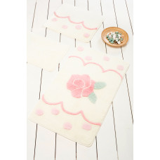 Килимок для ванної Chilai Home Rose Dot Ecru 60х100 см