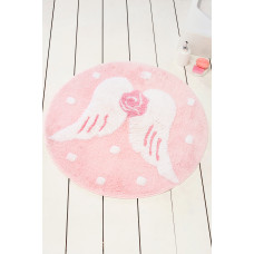 Килимок для ванної кімнати Chilai Home Melek Pembe Yuvarlak 90х90 см
