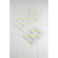 Набір килимків для ванної кімнати Chilai Home Ananas Djt 60x100+50x60 см
