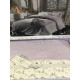 Комплект постільної білизни Maison D'or Roses Lilac сатин ліловий євро