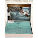Комплект постільної білизни Maison Dor Helena Turquoise сатин бірюзовий євро