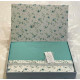 Комплект постільної білизни Maison Dor  Roses Turquoise сатин бірюзовий євро