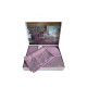 Комплект постельного белья Maison D'or Helena Dark Lilac сатин фиолетовый евро
