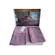 Комплект постельного белья Maison D'or Helena Dark Lilac сатин фиолетовый евро