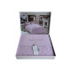 Комплект постільної білизни Maison Dor Rose Marine Pink сатин рожевий євро