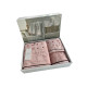 Набір рушників Maison Dor Candy Rosa махрові 32-50 см, 50-90 см, 70-140 см рожеві