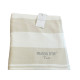Пляжний рушник Maison Dor Primavera Beach Beige White 100-200 см кремовий