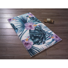 Килимок для ванної Confetti Hibiscus Lila 57х100 см