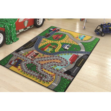 Коврик в детскую комнату Confetti Freeway Yesil 100х150 см