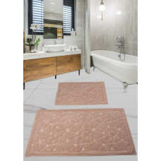Набір килимків для ванної кімнати Diva Camparcasi Cappuccino 60x100+50x60 см