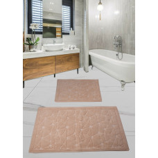 Набір килимків для ванної кімнати Diva Camparcasi Cream 60x100+50x60 см