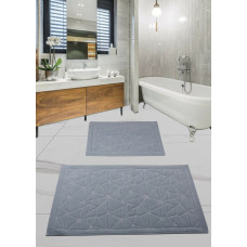 Набір килимків для ванної кімнати Diva Camparcasi L Blue 60x100+50x60 см