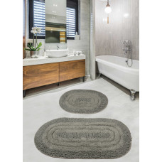 Набір килимків для ванної кімнати Diva Shine Green 60x100+50x60 см