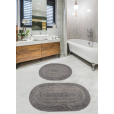 Набір килимків для ванної кімнати Diva Shine Blue 60x100+50x60 см