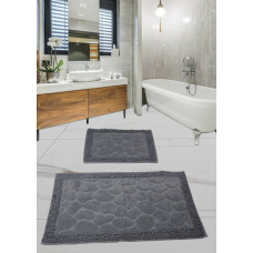 Набір килимків для ванної кімнати Diva Tas Kivircik Blue 60x100+50x60 см