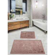 Набір килимків для ванної кімнати Diva Maxstile Pudra 60x100+50x60 см
