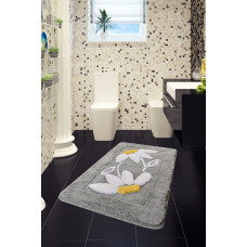 Килимок для ванної Chilai Home Daisy Gri 60х100 см