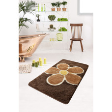 Килимок для ванної Chilai Home Flower Kahve 60х100 см
