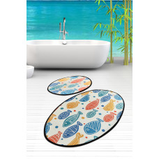 Набір килимків для ванної кімнати Chilai Home FISH COLORFUL DJT 60x100+50x60 см