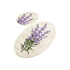 Набір килимків для ванної кімнати Chilai Home LAVENDER Djt 60x100+50x60 см