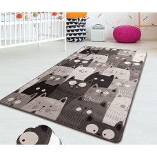 Коврик в детскую комнату Chilai Home CATS GRI 100х160 см
