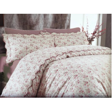 Комплект постільної білизни Maison Dor Lady Roses Dark Lilac євро