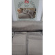 Постільна білизна King Size TAC Premium Basic Antracit