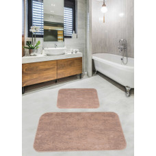 Набір килимків для ванної кімнати Diva Gold L Brown 60x100+50x60 см
