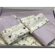 Комплект постільної білизни Maison D'or Roses Lilac сатин ліловий євро