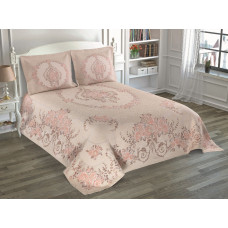 Покрывало Tropik home Flora V1 Pudra 3694-5 260х260 см