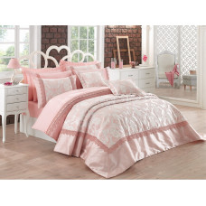 Покривало жаккардовое Cotton box Belleza Pudra 270х260 см