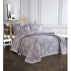 Покрывало Tropik home Damask Navy Blue 1229-3 240х260 см