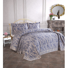 Покрывало Tropik home Bamboo Navy Blue 1228-7 240х260 см