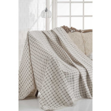 Покривало Eponj Home Туреччина Naturel - Dokuma Kahve кави 180x220 см