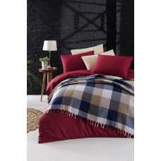 Покривало Eponj Home Туреччина Pike - Iskoc Kahve-Laci 200x240 см