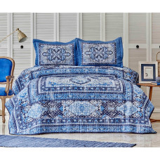 Покривало Karaca Home Туреччина - Rubi indigo синій 230x240 см
